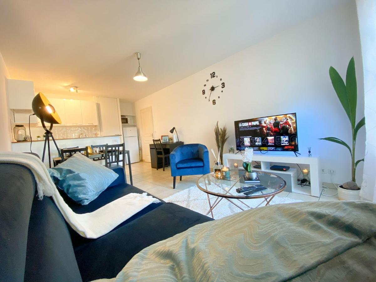Апартаменти Blue Pearl - Parking - Gare Rer A 5 Min Корбей-Ессонн Екстер'єр фото