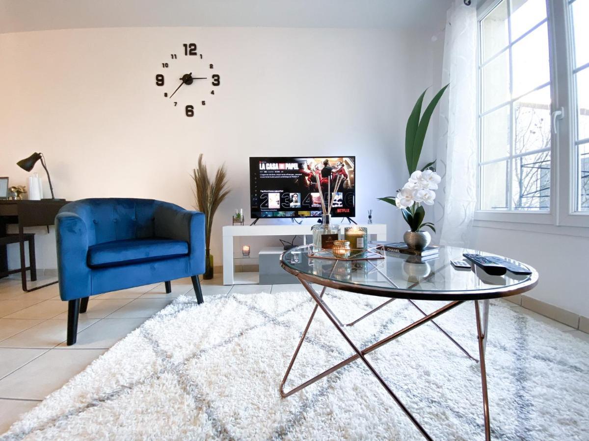 Апартаменти Blue Pearl - Parking - Gare Rer A 5 Min Корбей-Ессонн Екстер'єр фото