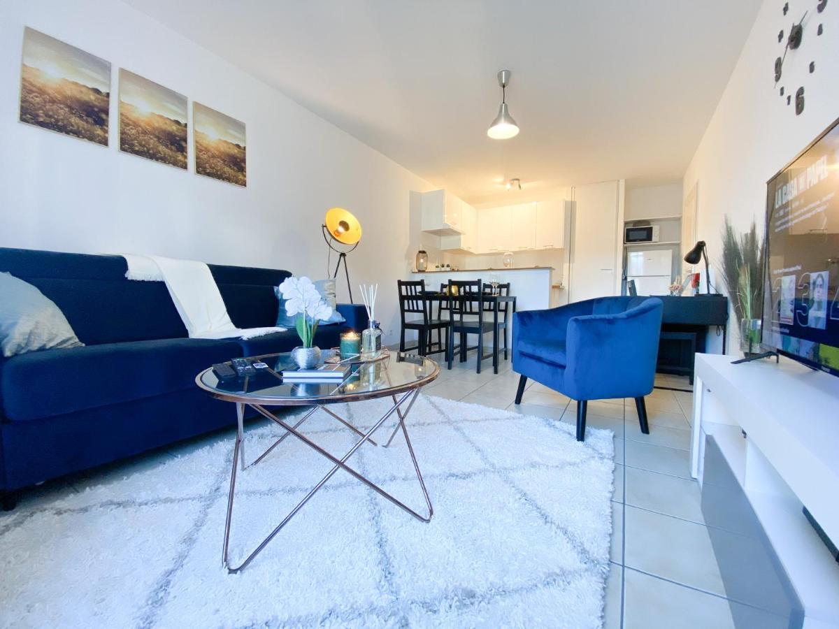 Апартаменти Blue Pearl - Parking - Gare Rer A 5 Min Корбей-Ессонн Екстер'єр фото
